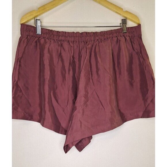NWT ATHLETA Calm Cool Shorts Rose Women's Sz XL Yoga Gym Wear Workout Athleisure - Picture 3 of 7